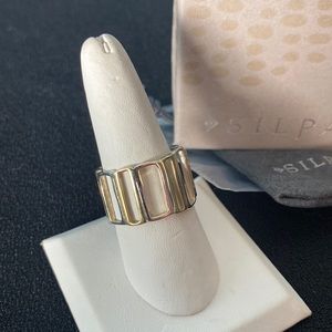 Silpada Framework Ring #R3486, size 10.